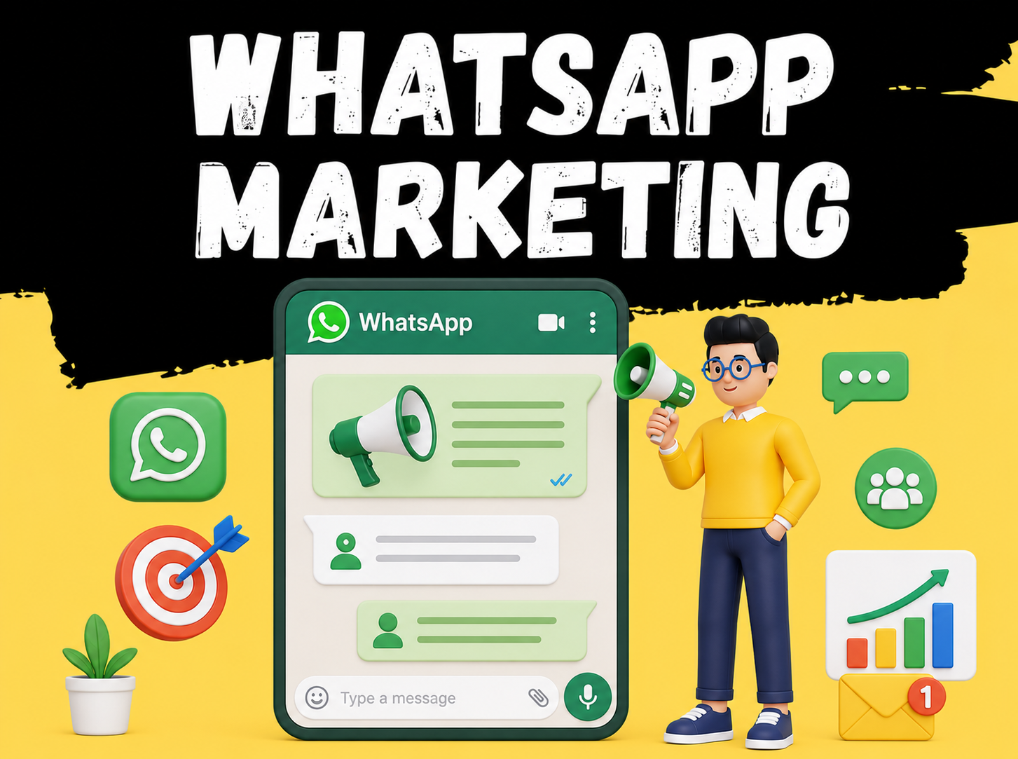 WhatsApp Marketing Solutions - Bulk messaging, chatbots, and API integration by Yellow Buddy